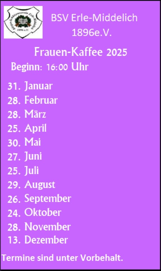Frauenkaffee 2025 Frauenkaffee 2025