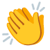  s e notoemoji 17 0 1f44f 72